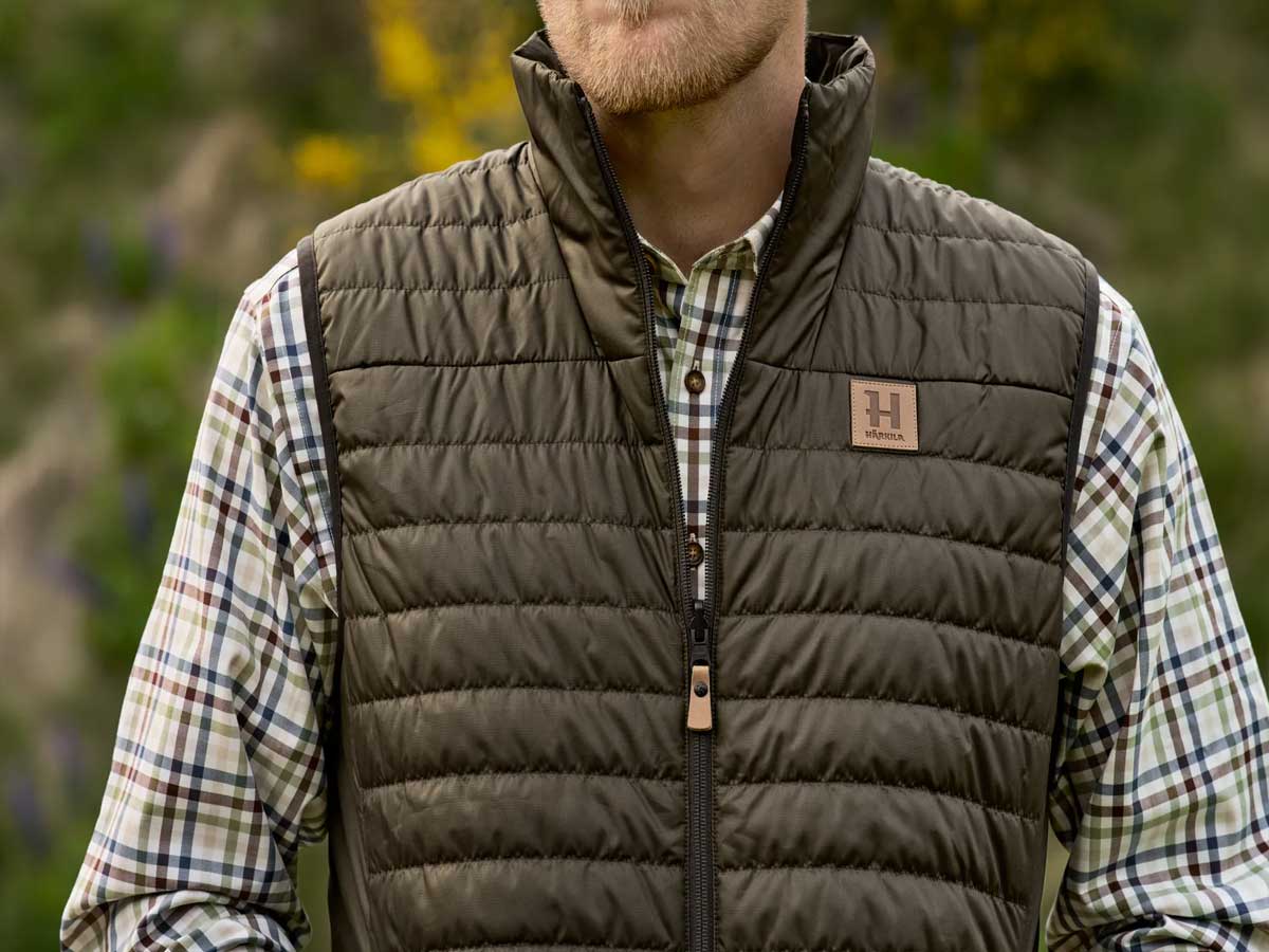 HARKILA Kalix HSP Waistcoat - Mens - Willow Green / Shadow Brown - Image 8