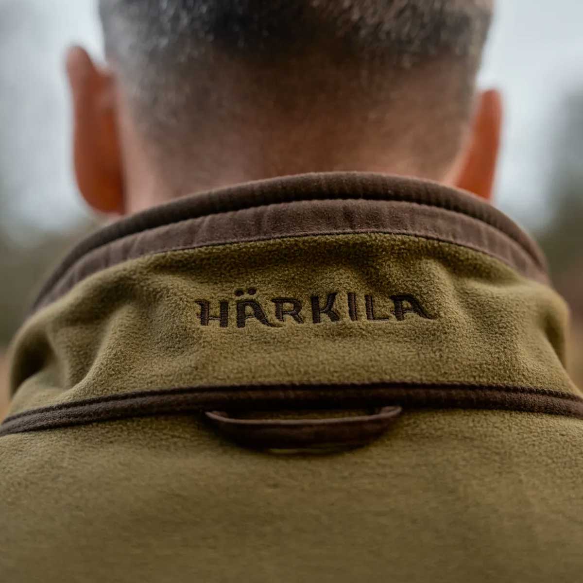 HARKILA Kamko Estate WSP Reversible Waistcoat - Mens - Dark Olive / Sea Blue - Image 6