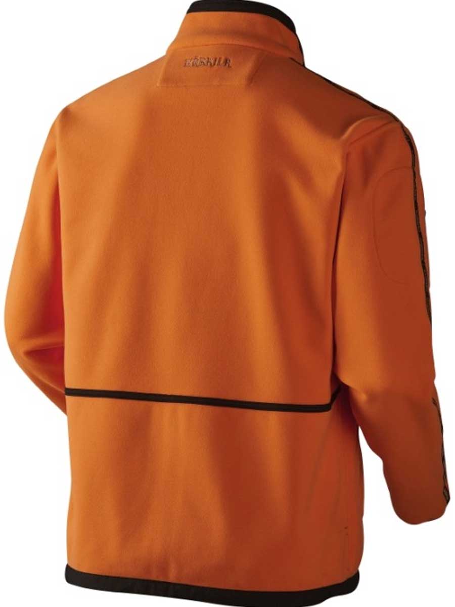 HARKILA Kamko Fleece - Mens Reversible Windstopper - Hunting Green/Orange Blaze - Image 4