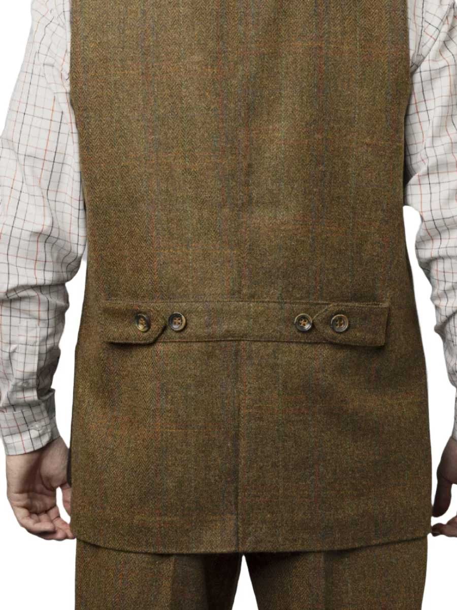 HARKILA Kenmore Shooting Waistcoat - Mens - Terragon Brown - Image 5