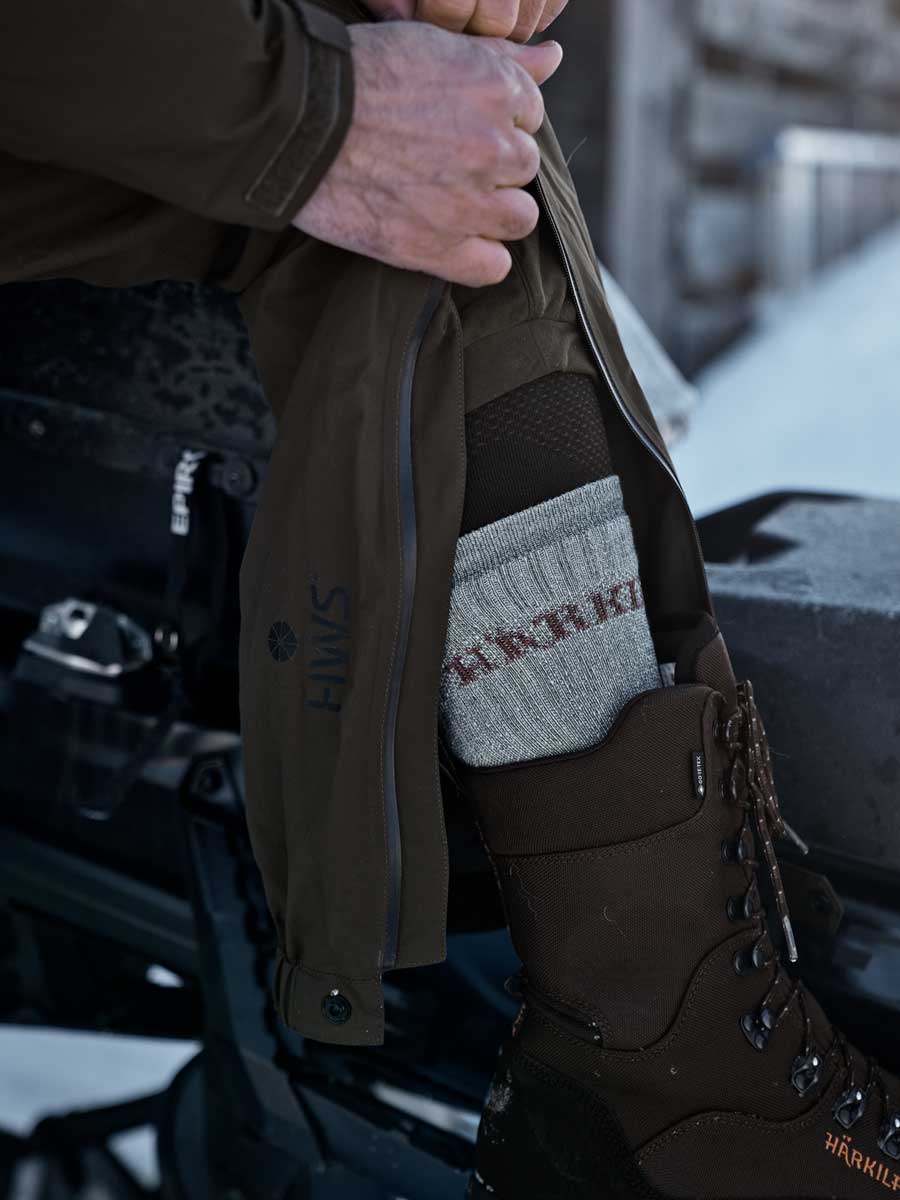 HARKILA Logmar HWS Waterproof Packable Trousers - Mens - Willow Green - Image 4