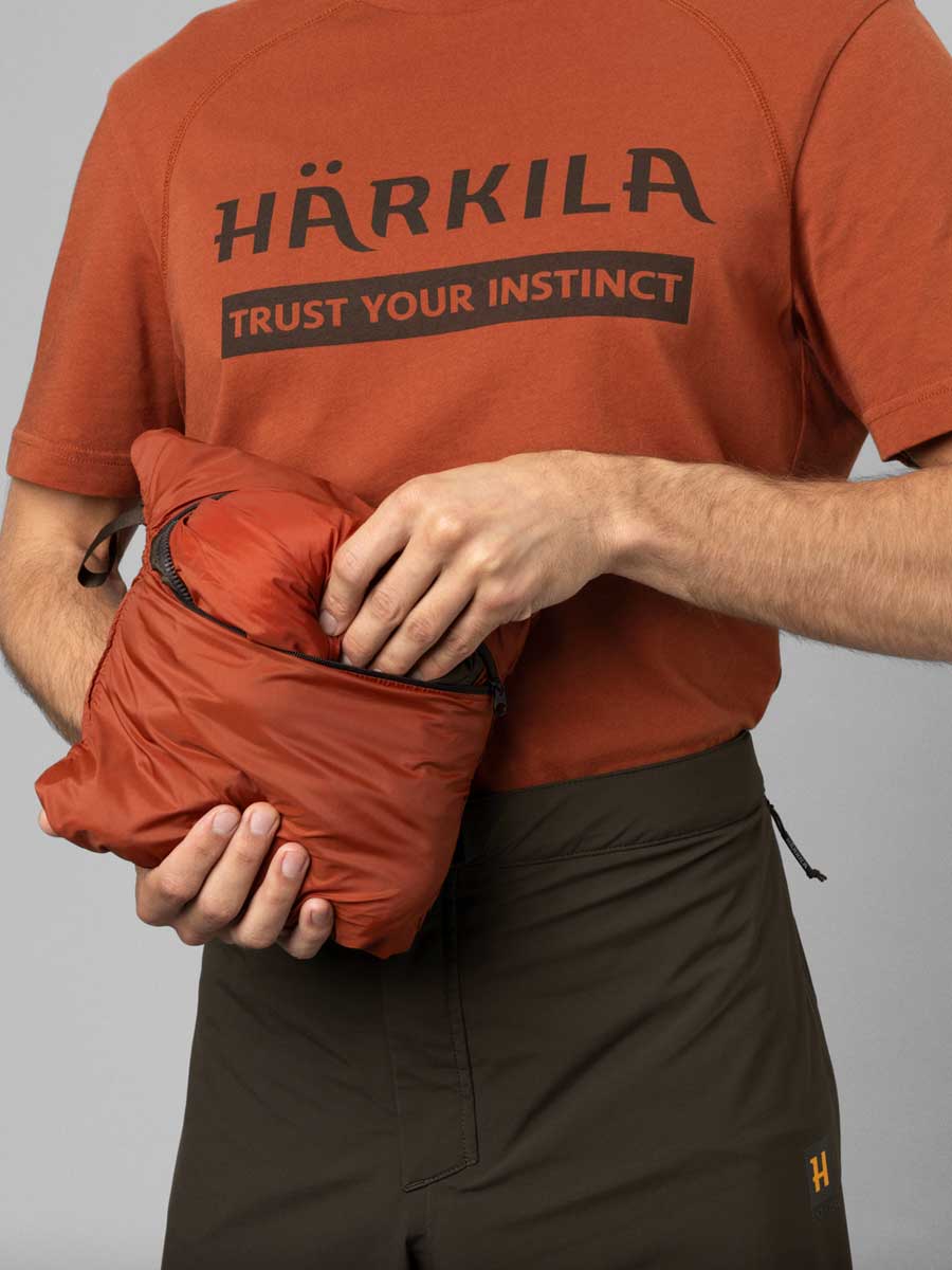HARKILA Logmar Insulated Packable Waistcoat  - Mens - Willow Green - Image 3