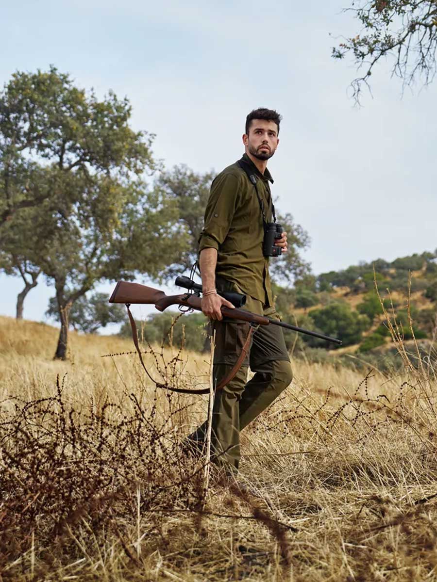 HARKILA Logmar Lightweight Zip-off Trousers - Mens - Dark Olive/ Willow Green - Image 3