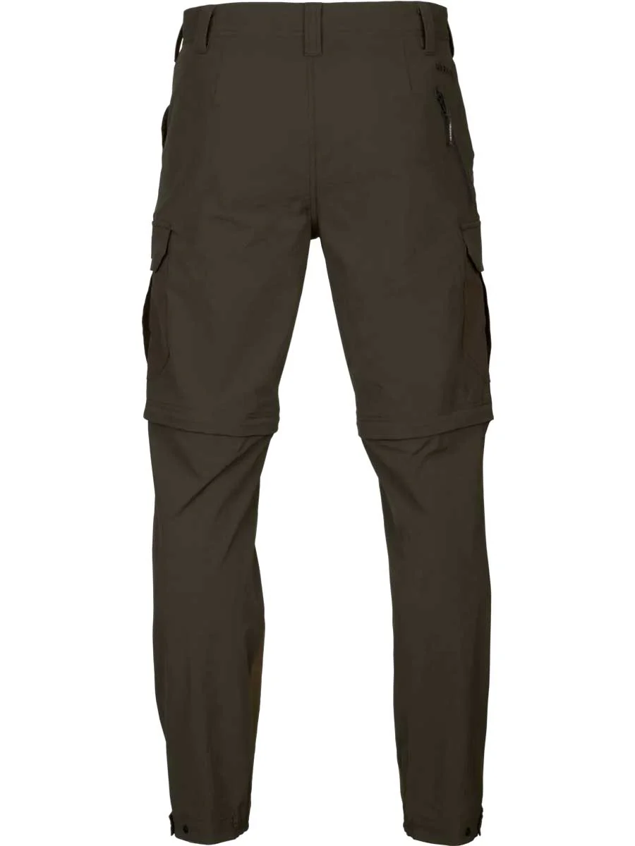 HARKILA Logmar Lightweight Zip-off Trousers - Mens - Dark Olive/ Willow Green - Image 5
