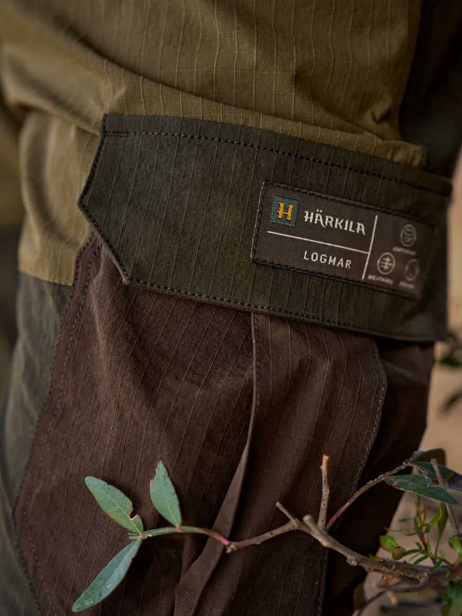 HARKILA Logmar Lightweight Zip-off Trousers - Mens - Dark Olive/ Willow Green - Image 6