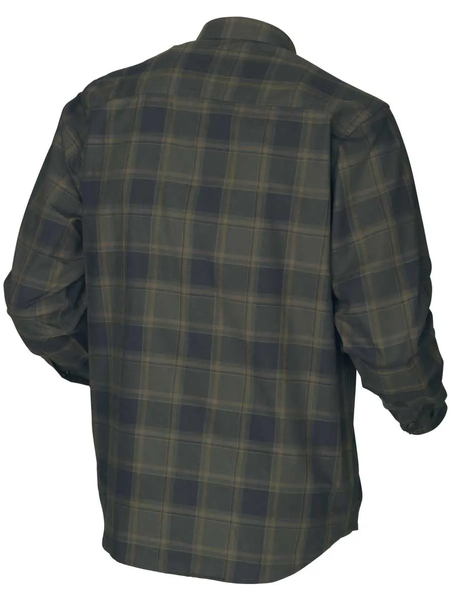 HARKILA Metso Active Shirt - Mens - Willow Green Check - Image 3
