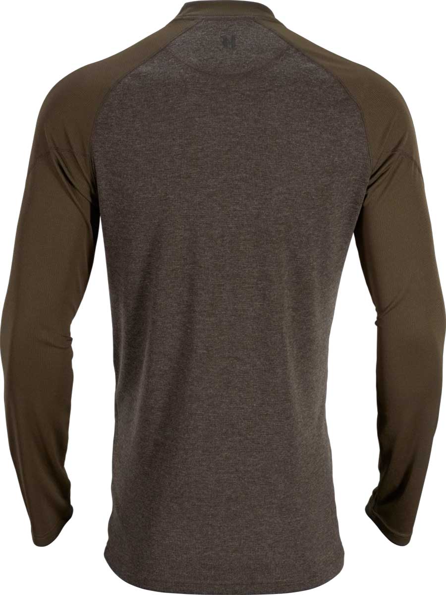 HARKILA Metso Long Sleeve T-Shirt - Mens - Olive Night / Willow Green - Image 2