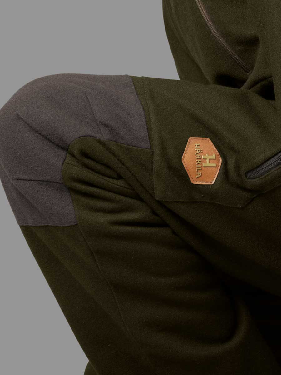 HARKILA Metso Winter Trousers - Mens - Willow Green / Shadow Brown - Image 4