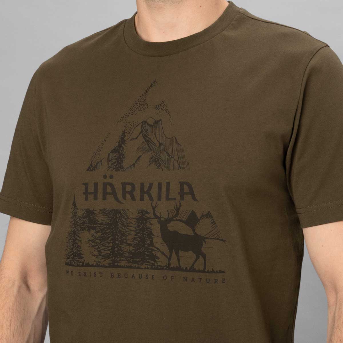 HARKILA Nature T-shirt - Mens - Willow Green - Image 4