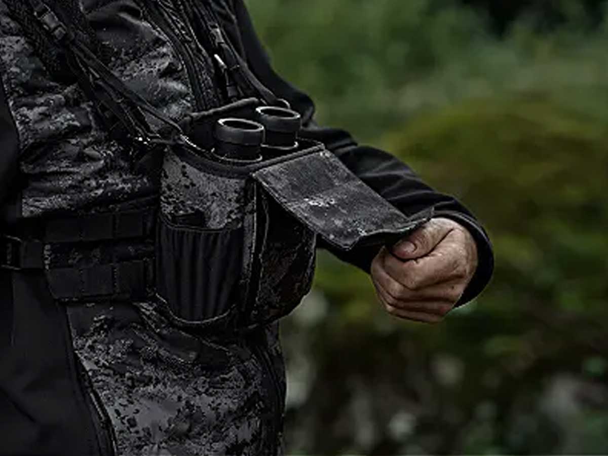 HARKILA Binocular Harness - NOCTYX AXIS MSP Black Camo - Image 7