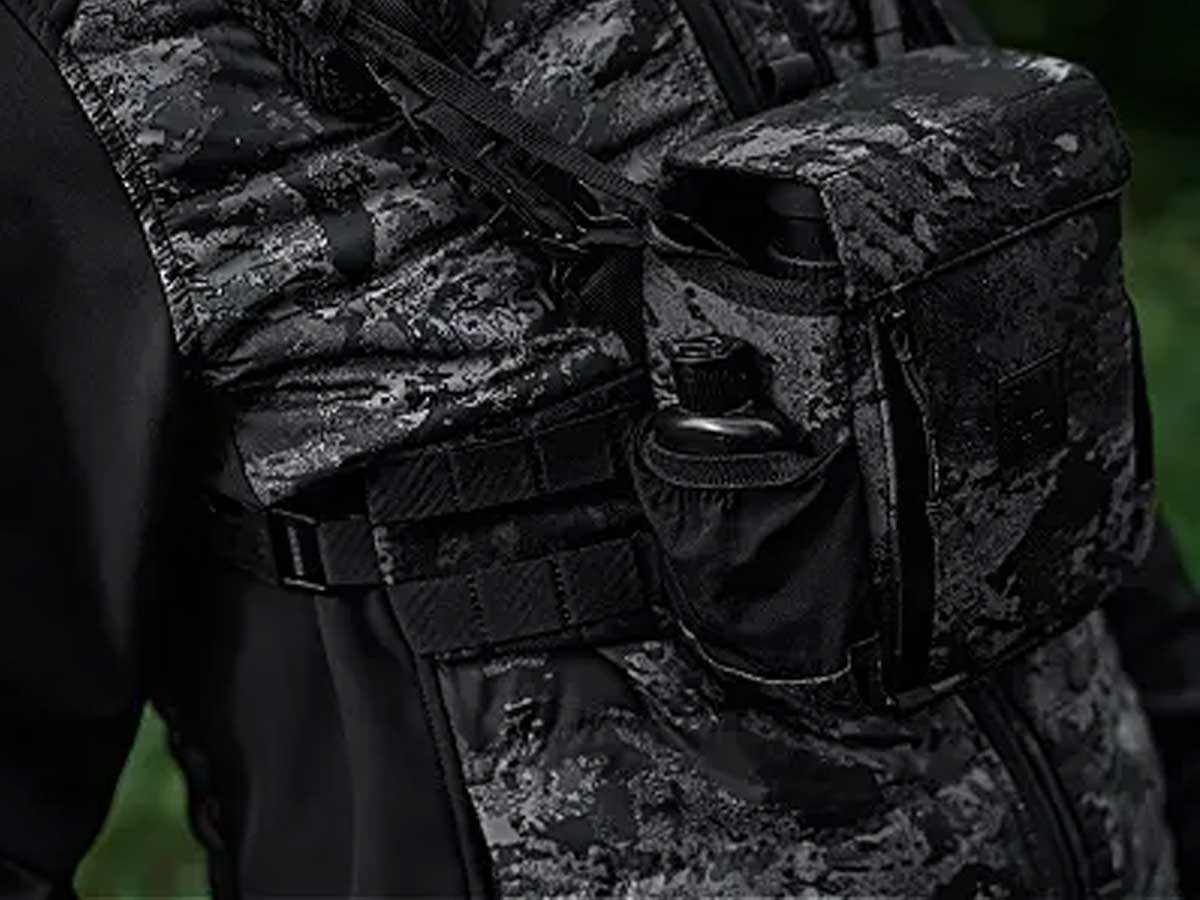 HARKILA Binocular Harness - NOCTYX AXIS MSP Black Camo - Image 8