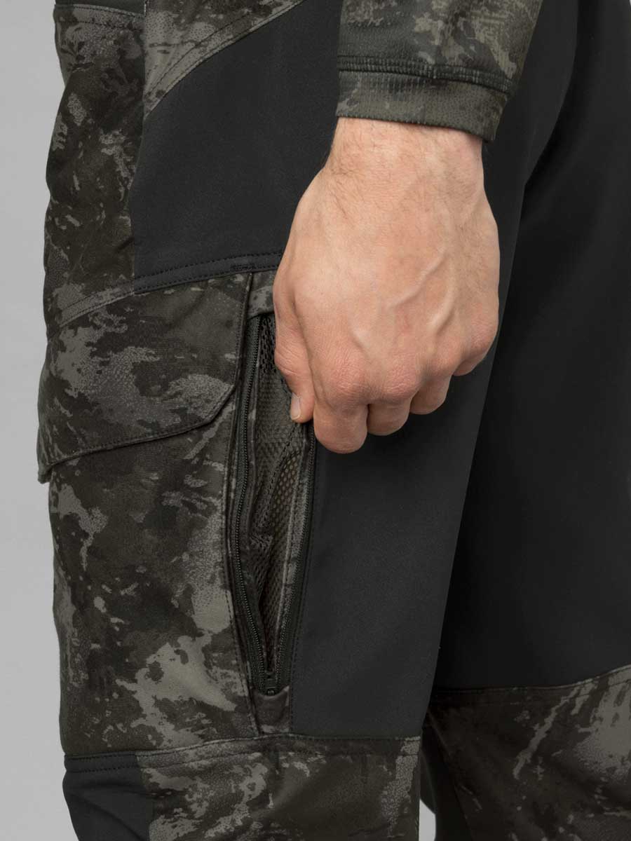 HARKILA NOCTYX Camo Silent Trousers - Mens - AXIS MSP Black - Image 5