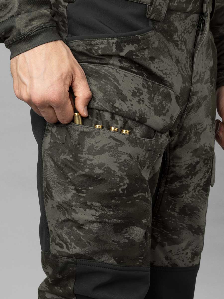 HARKILA NOCTYX Camo Silent Trousers - Mens - AXIS MSP Black - Image 7