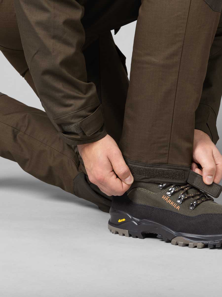 HARKILA Nordic Hunter HWS Waterproof Trousers - Mens - Willow Green - Image 2