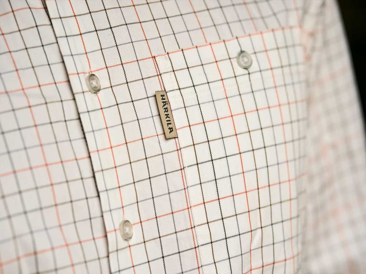 HARKILA Portfield Long Sleeve Shirt - Mens - Mandarin Check - Image 6