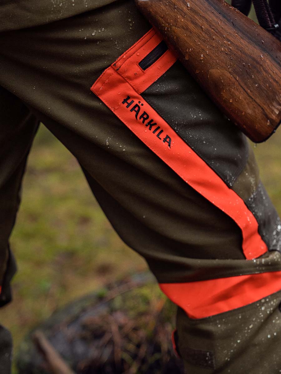 HARKILA Pro Hunter Dog Keeper GTX Trousers - Mens - Willow Green & Orange - Image 5