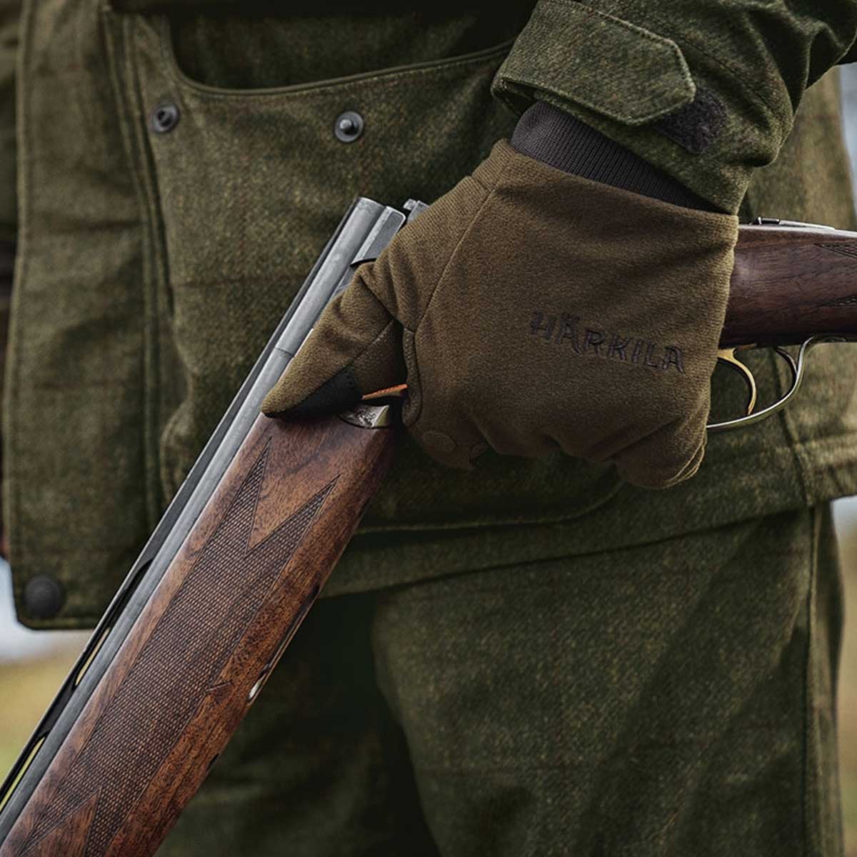 HARKILA Retrieve HWS Gloves - Dark Warm Olive - Image 2