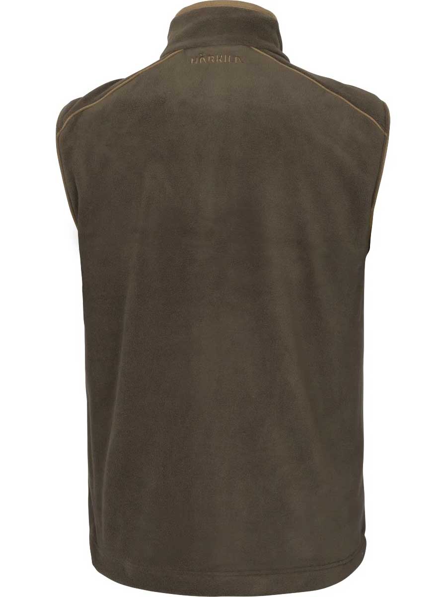 HARKILA Sandhem 200 Fleece Gilet - Mens Polartec - Demitasse Brown - Image 4