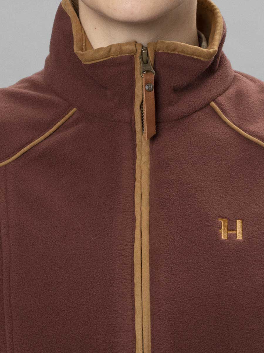 HARKILA Sandhem 200 Fleece Gilet - Women's - Burgundy - Image 5