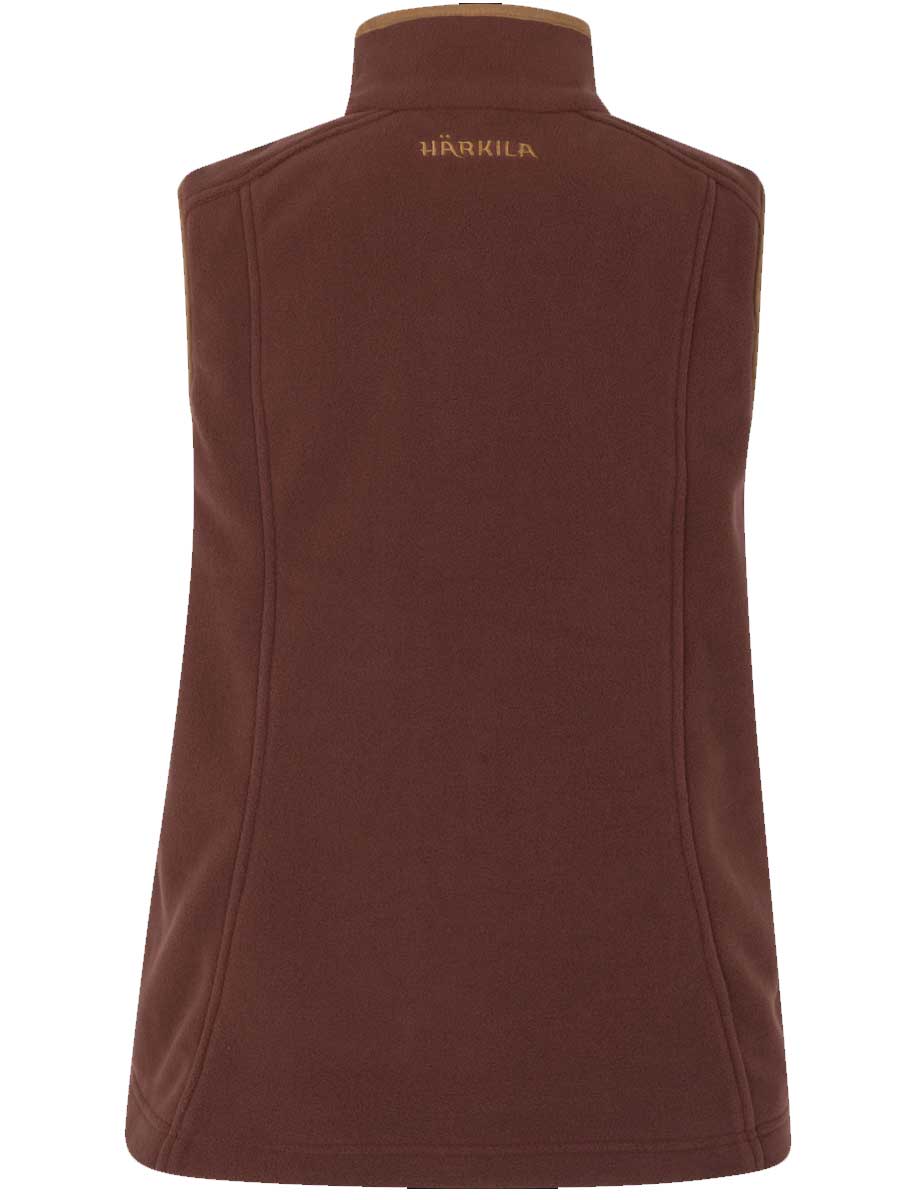HARKILA Sandhem 200 Fleece Gilet - Women's - Burgundy - Image 6