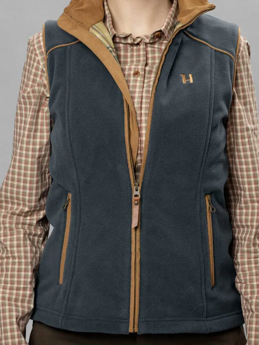 HARKILA Sandhem 200 Fleece Gilet - Women's - Dark Navy - Image 5