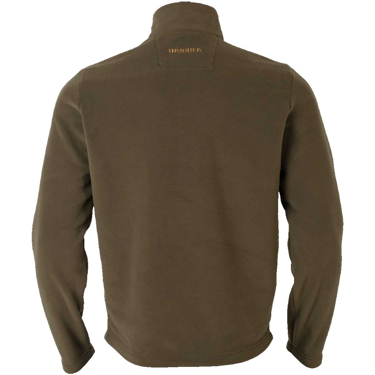 Harkila Sandhem 200 Quarter Zip Fleece Pullover - Mens Polartec - Willow Green - Image 3