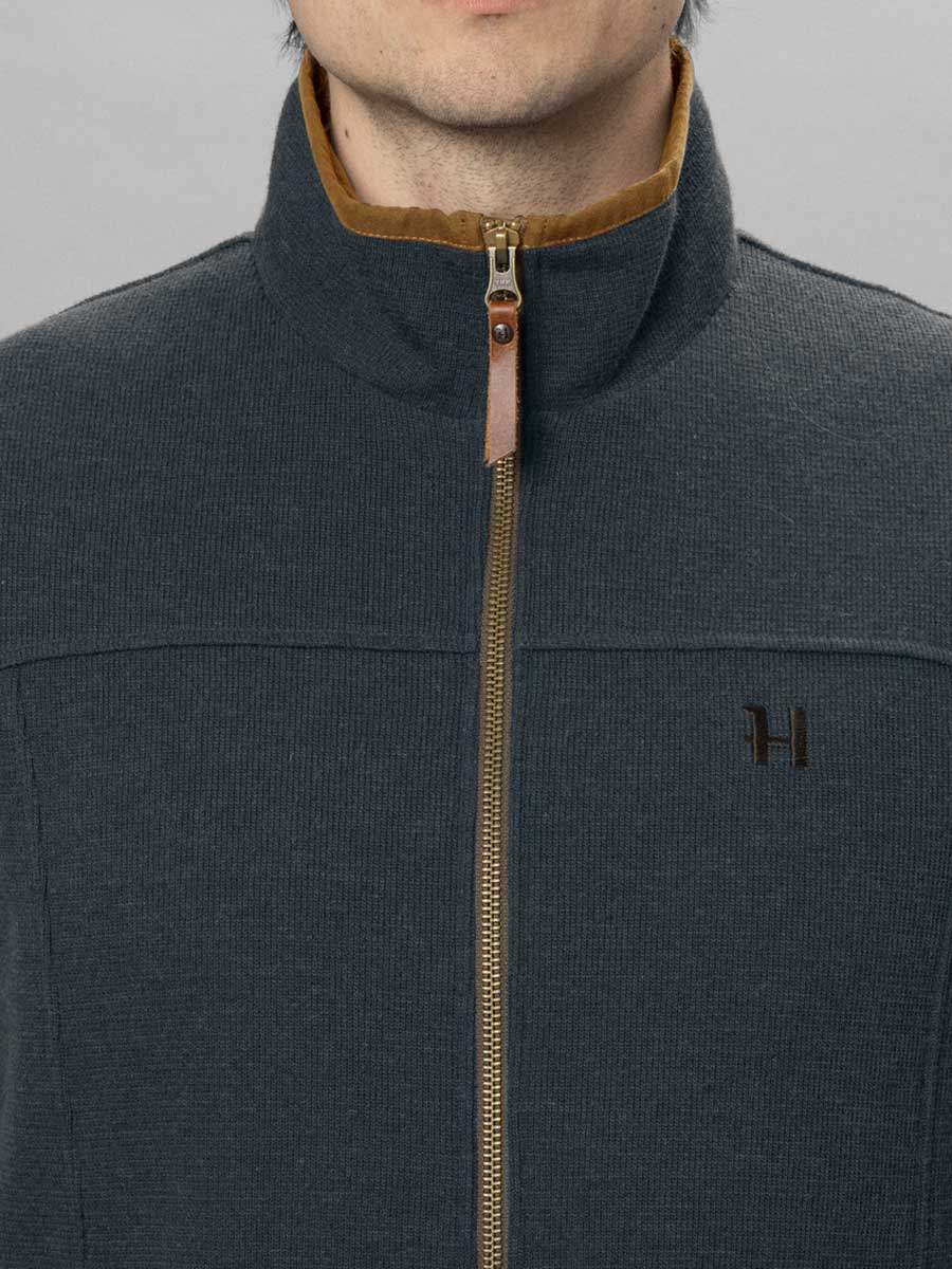 HARKILA Sandhem Pro Wool Fleece Gilet - Mens - Dark Navy - Image 5