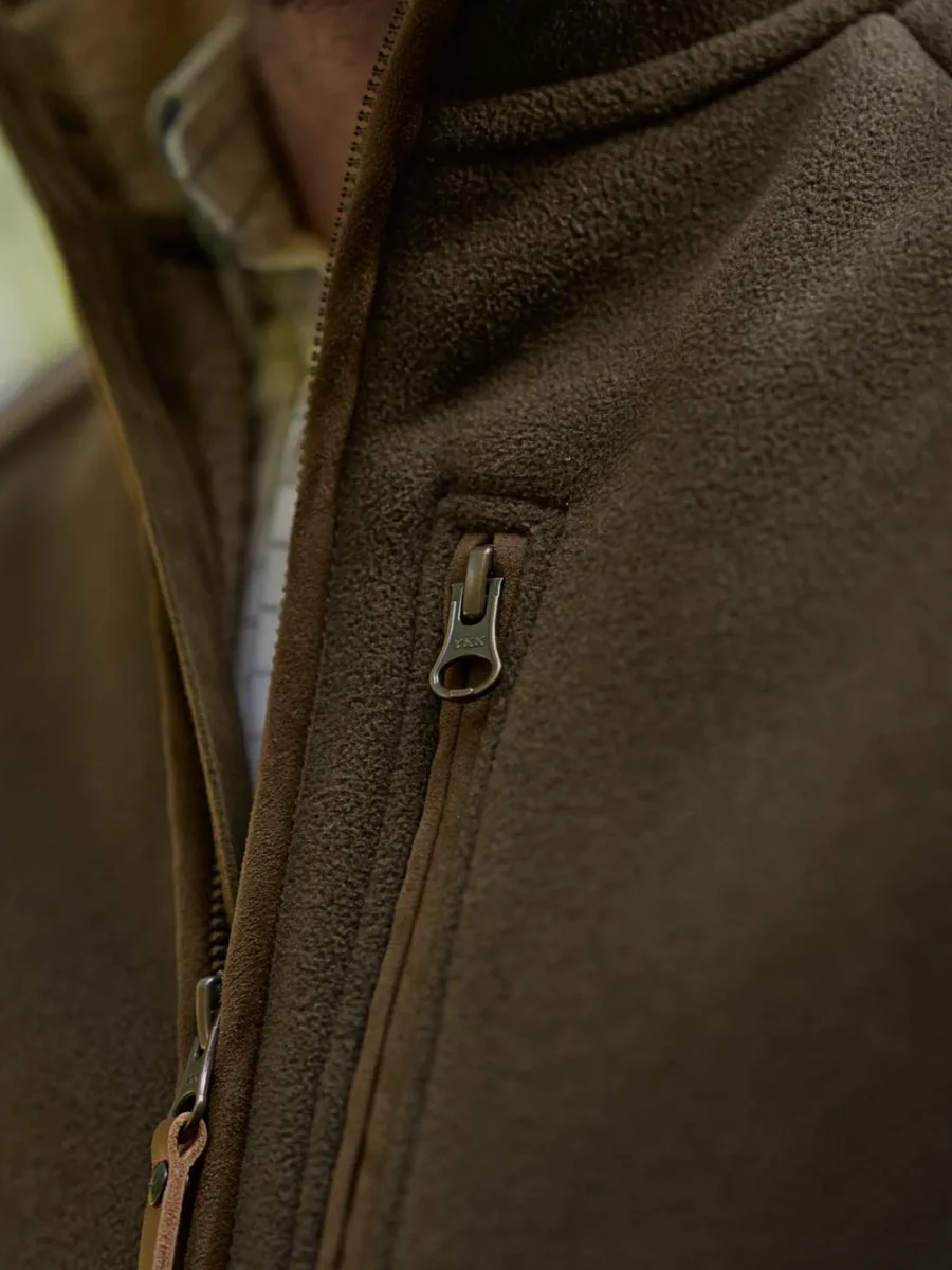HARKILA Sandhem Sherpa Fleece Waistcoat - Mens - Willow Green - Image 2