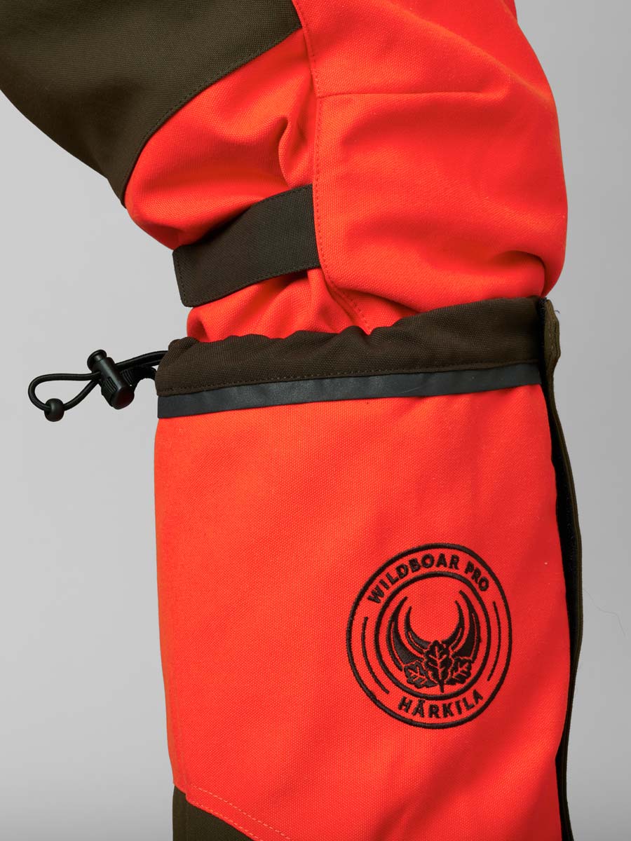 HARKILA Wildboar Pro Gaiters - Orange Blaze & Willow Green - Image 4