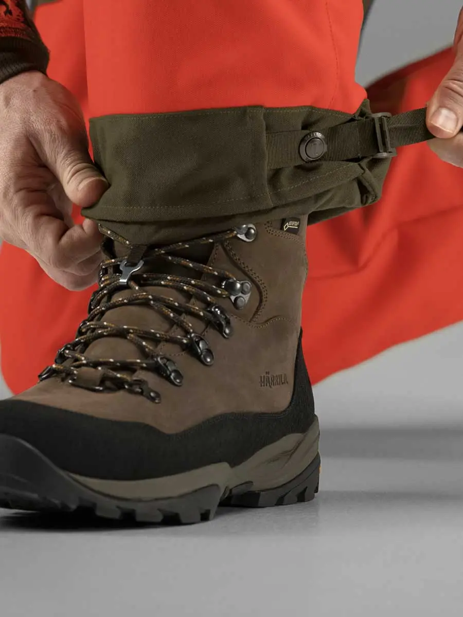 HARKILA Wildboar Pro Trousers - Mens - Orange Blaze & Willow Green - Image 5