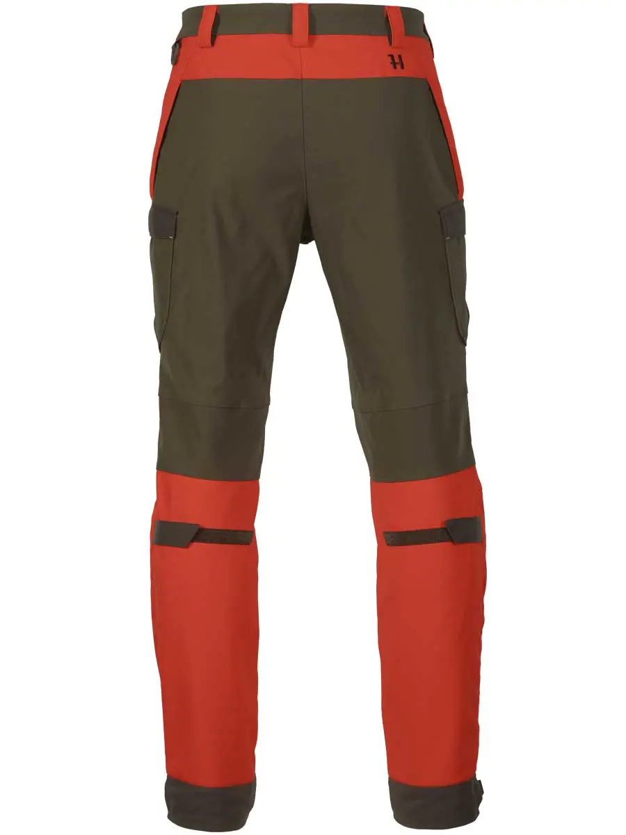 HARKILA Wildboar Pro Trousers - Mens - Orange Blaze & Willow Green - Image 6