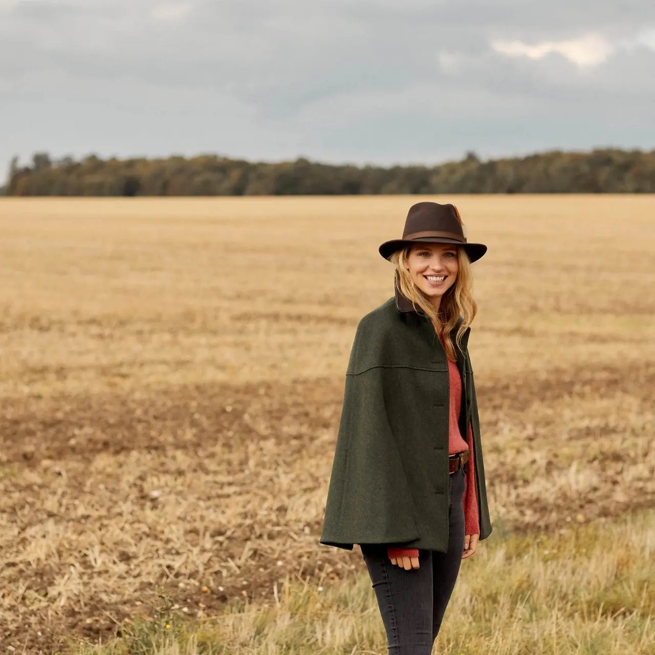 HICKS & BROWN Ladies Suffolk Fedora Hat - Gamebird Feather - Dark Brown - Image 8