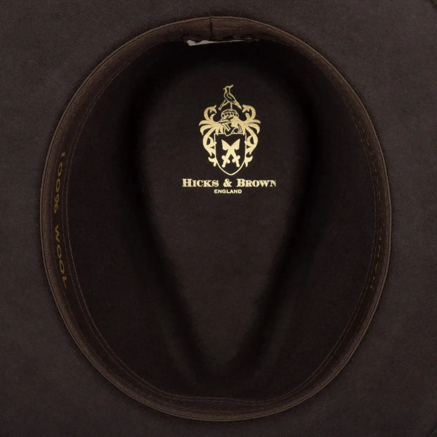 HICKS & BROWN Ladies Suffolk Fedora Hat - Pheasant Feather Wrap - Dark Brown - Image 3