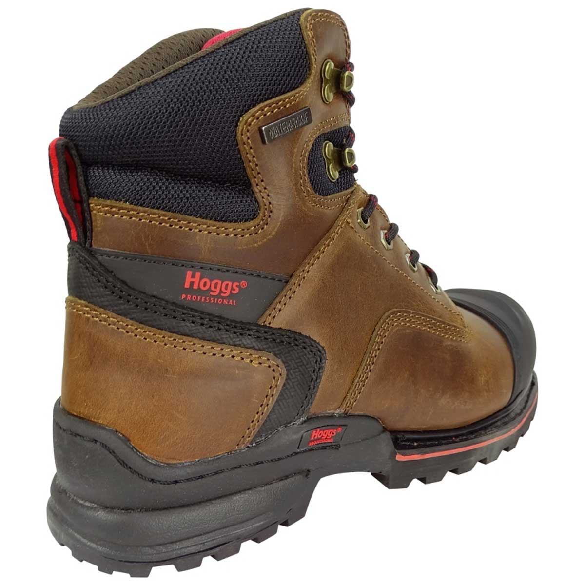 HOGGS OF FIFE Artemis Safety Lace-up Boots - Mens - Crazy Horse Brown - Image 5