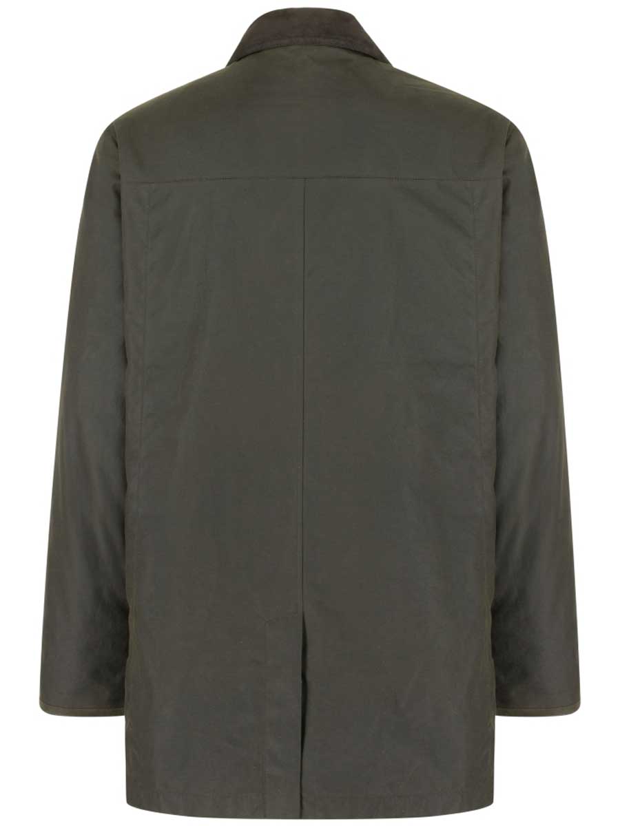 HOGGS OF FIFE Caledonia Men's Wax Jacket - Antique Olive - Image 6