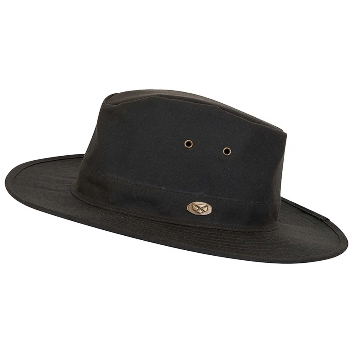 HOGGS OF FIFE Caledonia Waxed Hat - Antique Olive