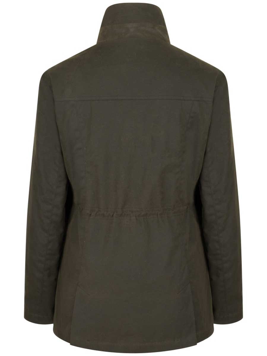 HOGGS OF FIFE Caledonia Waxed Jacket - Womens - Antique Olive - Image 5