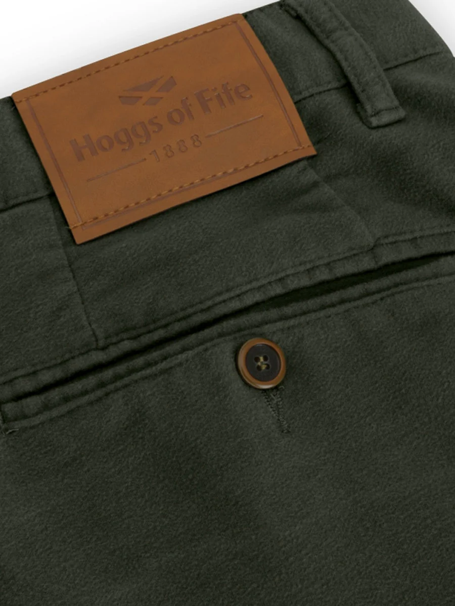 HOGGS OF FIFE Carrick Technical Stretch Moleskin Trousers - Mens - Dark Olive - Image 2