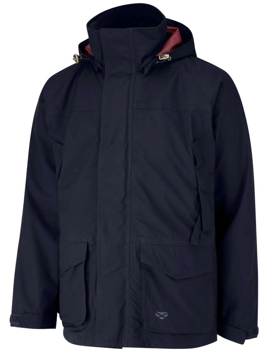 HOGGS OF FIFE Culloden Pro Waterproof Packable Jacket - Mens - Navy
