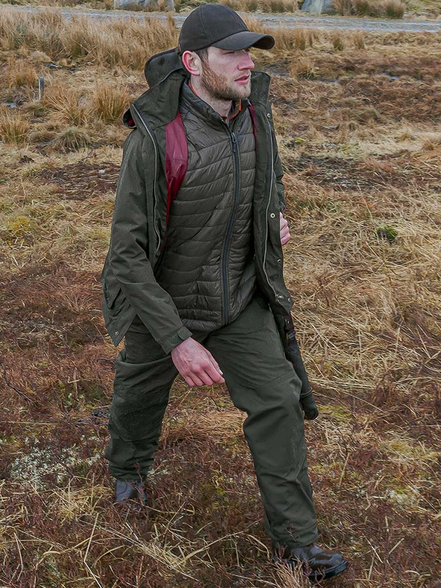 HOGGS OF FIFE Culloden Packable Waterproof Trousers - Mens - Fen Green - Image 2