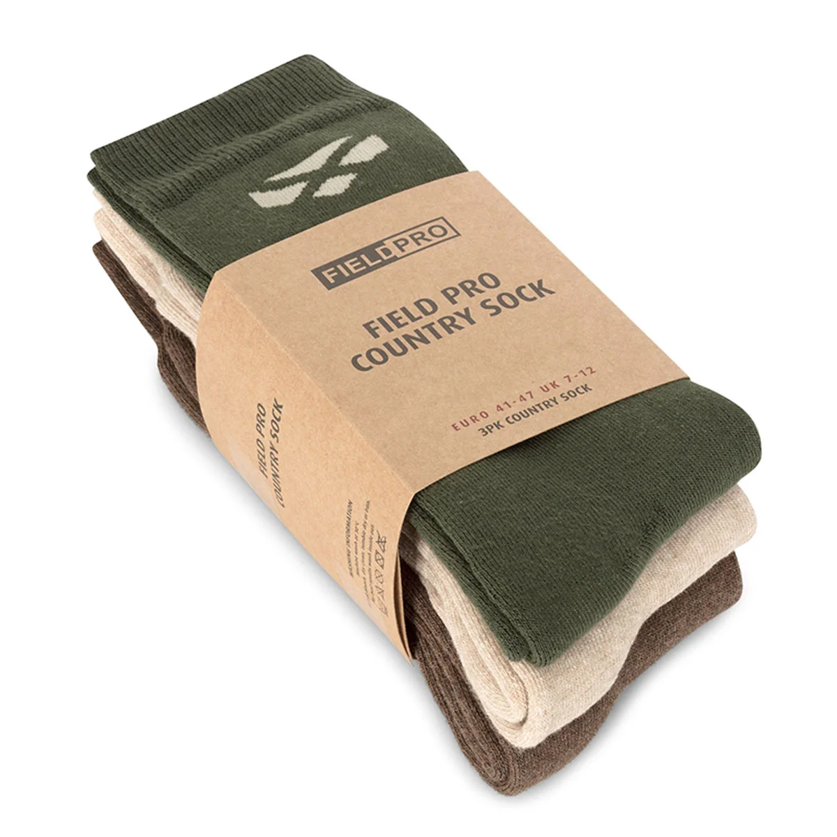 HOGGS OF FIFE Field Pro Country Socks - Pack of 3 - Image 2