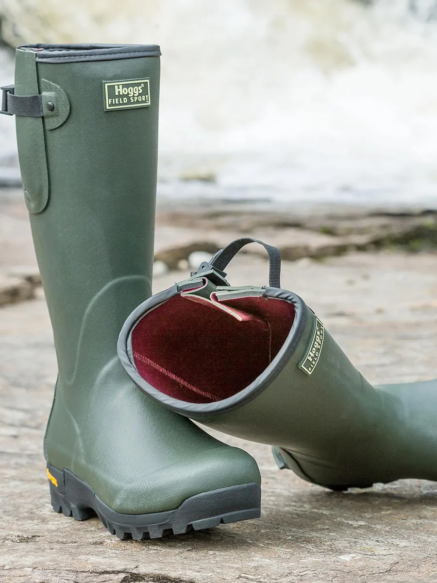 HOGGS OF FIFE Field Sport 365 Wellington Boot - Field Green - Image 2