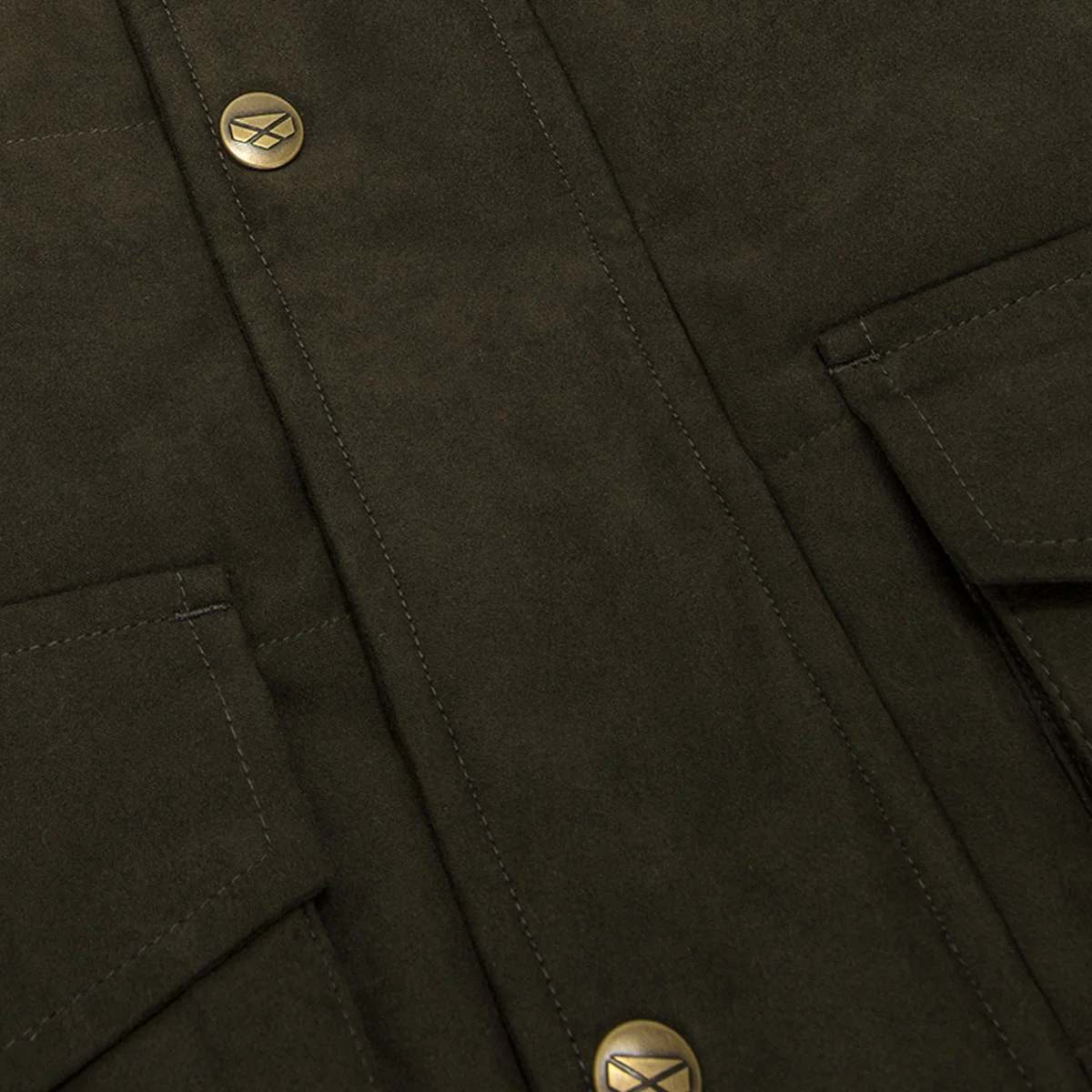 HOGGS OF FIFE Glenbervie Quilted Gilet - Mens - Loden - Image 4
