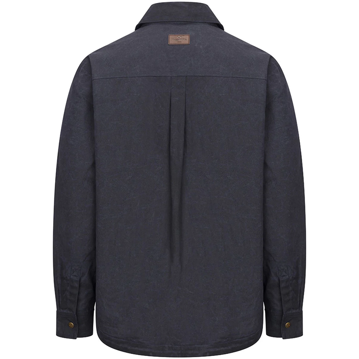 HOGGS OF FIFE Huntly Waxed Canvas Utility Overshirt - Mens - Midnight Navy - Image 3