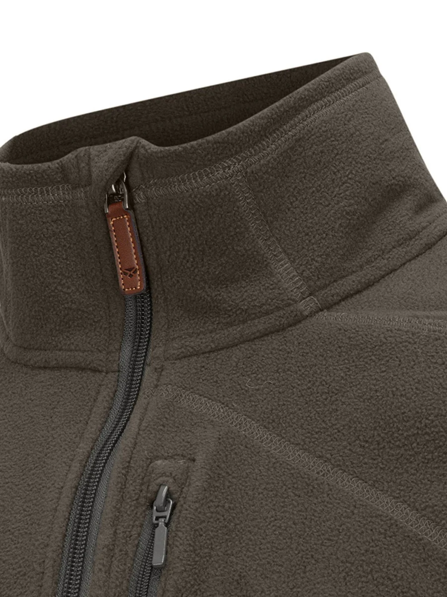 HOGGS OF FIFE Islander Techpro 1/4 Zip Sweatshirt - Men's - Beluga Green - Image 3