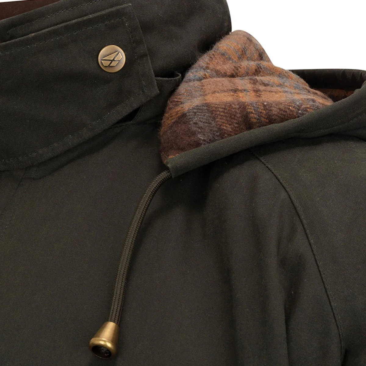 HOGGS OF FIFE Kelso Waterproof Wax Jacket - Men's - Forest Green - Image 2