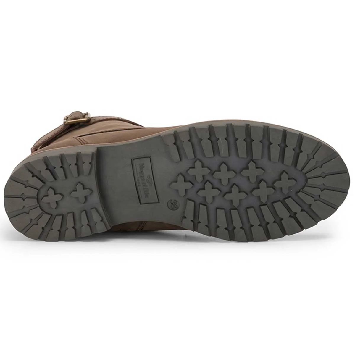 HOGGS OF FIFE Ladies Bridle Buckle Boots - Brown - Image 4