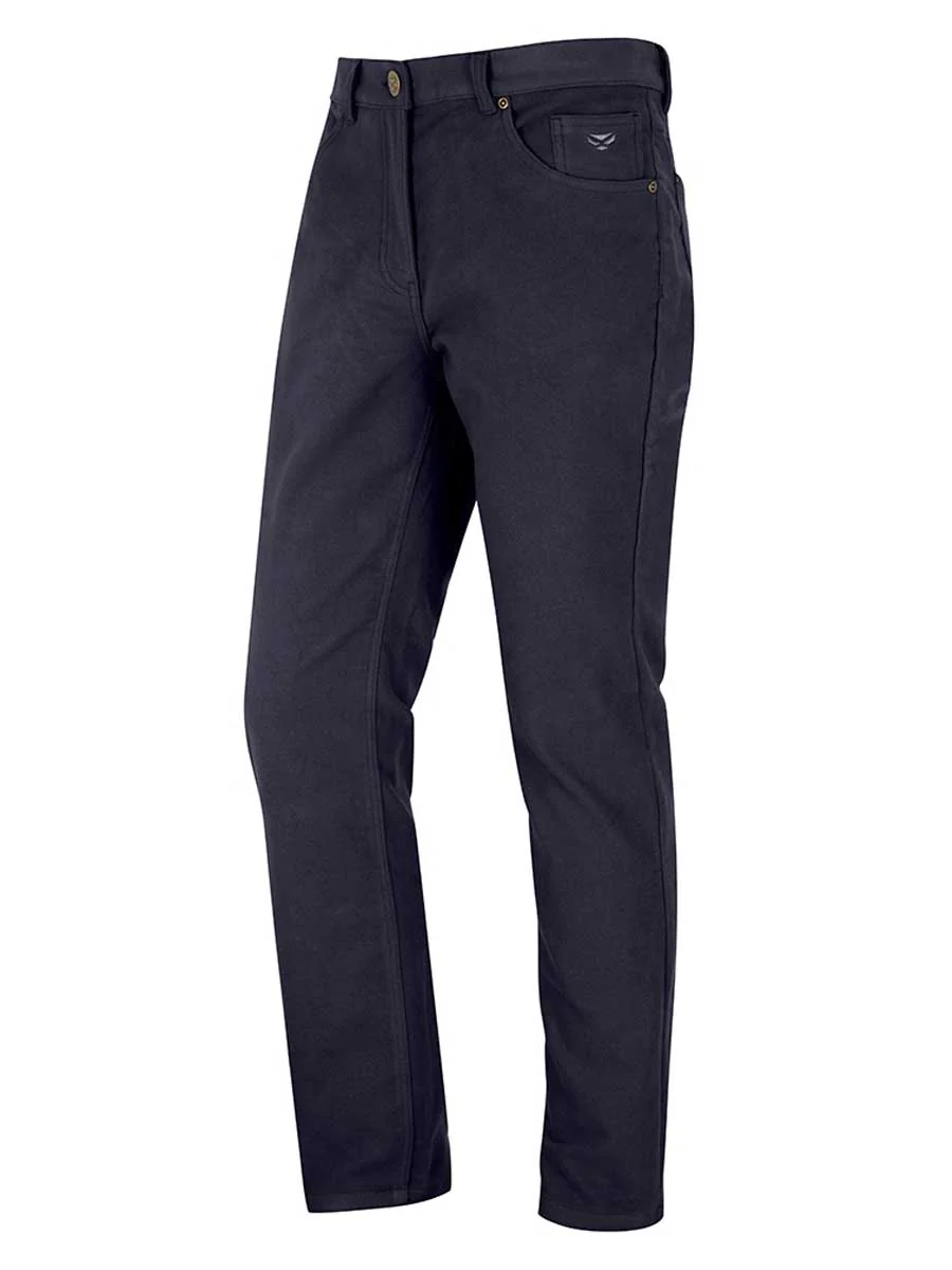 HOGGS OF FIFE Monarch II Moleskin Jeans - Mens - Navy