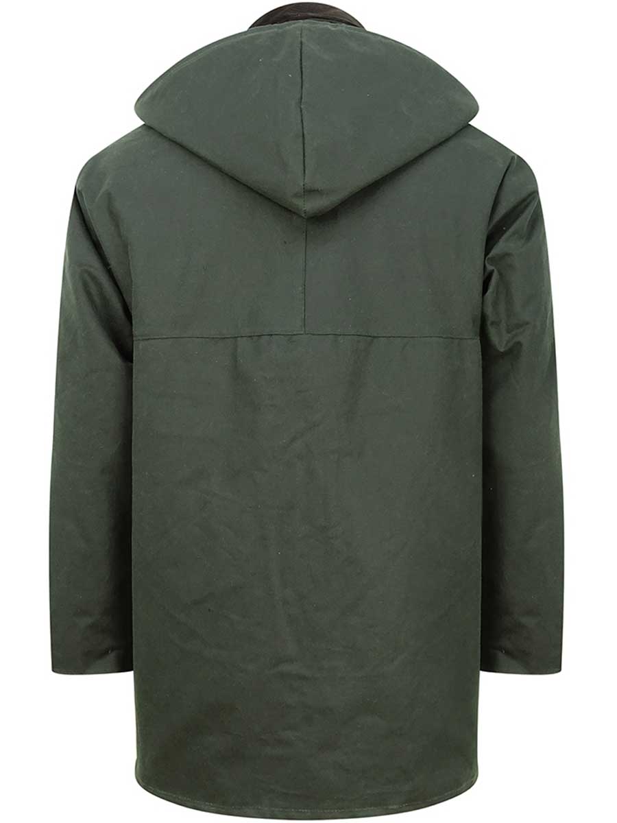 HOGGS OF FIFE Padded Wax Jacket - Men's - Olive - Image 3