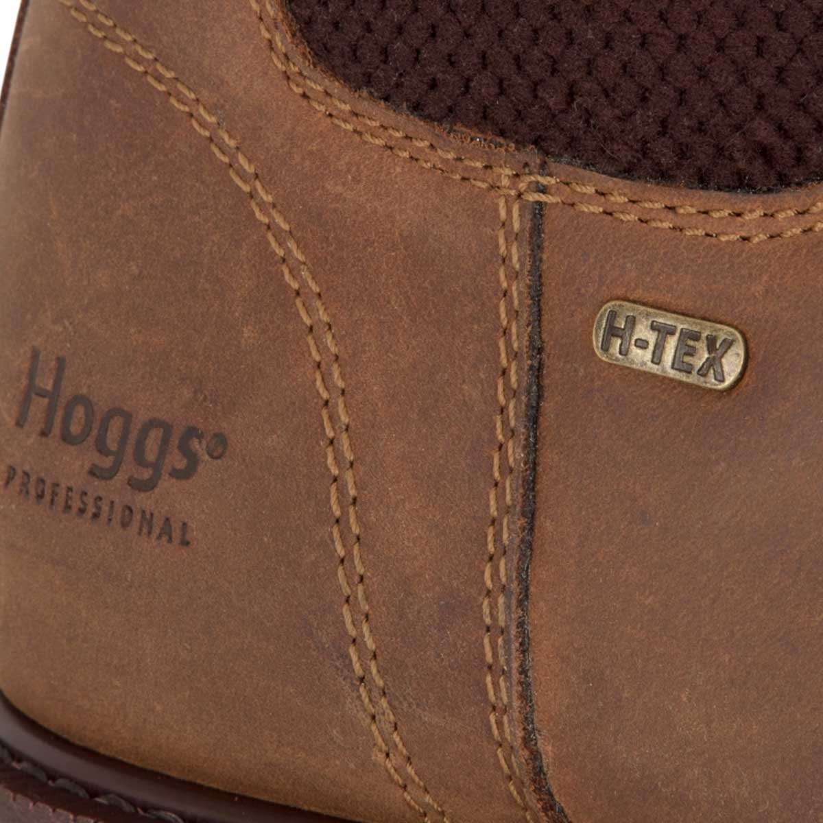 HOGGS OF FIFE Shire Pro Waterproof Dealer Boots - Crazy Horse Brown - Image 3
